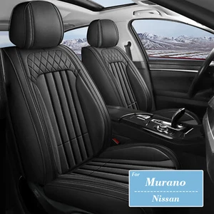 PU Leather 5-Seat Covers Front+Rear Protector Pad For Nissan Murano 2011-2024 - Picture 1 of 8