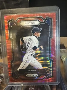 2024 Ichiro Suzuki Panini Prizm Baseball Red pulsar /399 - Picture 1 of 6