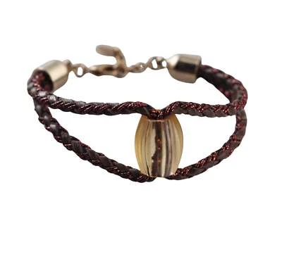 Lalique Crystal Leather Bracelet 038880 - Image 1 of 3