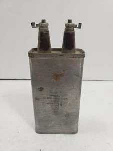 Vintage Sprague P-9717 Kilovolt-Öl Papier Kondensator 0,25 MFD 4000VDC Quadrat - Bild 1 von 9