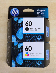 Brand New Genuine HP 60 Black & Tri-Colour