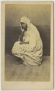 CDV 1860-70 Boyer à Alger. Femme à la peau noire. Algérie. - Picture 1 of 2