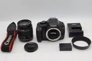 Canon EOS Kiss X50 / Rebel T3 / 1100D Camera w/ EF-S 18-55mm IS II Lens #250402t - Picture 1 of 12