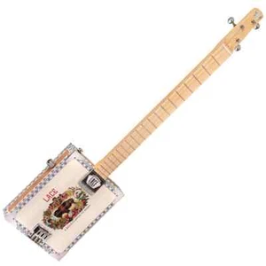 Lace Cigar Box Electric Guitar ~ 3 String ~ Buffalo Bill - Picture 1 of 11