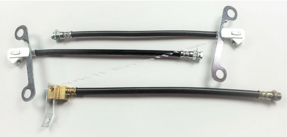 1965 - 1969 Lincoln New Front + Rear Brake Hose 3-Piece Set NEW AS ORIGINAL - Image 1 of 1