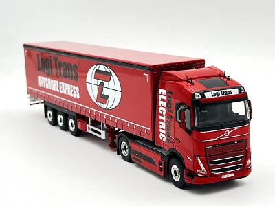 Volvo FH5 globetrotter rimorchio elettrico a tendina "Logi trans" WSI truck m... - Immagine 1 di 4