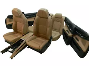 BMW 7er F01 Lederausstattung Komfortsit Sitze Leder Seats DAKOTA SATTELBRAUN HEL - Bild 1 von 13