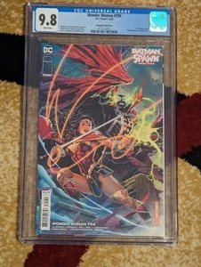 Wonder Woman #794 Cover E Jim Cheung DC Spawn Batman variante CGC 9.8 - Foto 1 di 3