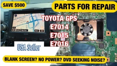 2008-2012 Toyota Highlander No Power Repair GPS Navigation Board E7014 E7016 JBL - Image 1 of 4