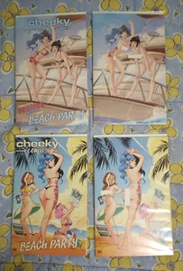 CHEEKY COMICS BEACH PARTY KICKSTARTER LOT 4 COMICS NM - Picture 1 of 5