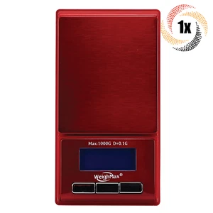 1x Scale WeighMax The Bling Scale Red LCD Digital Pocket Scale | 1000G - Picture 1 of 2