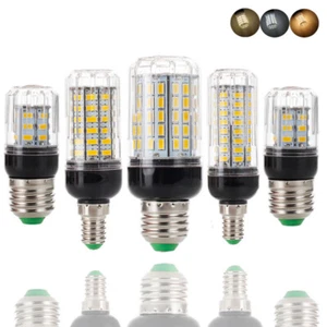 E27 E14 B22 LED Corn Light Bulbs 5730 SMD 15W 20W 35W Bright Lamps Energy Saving - Picture 1 of 28