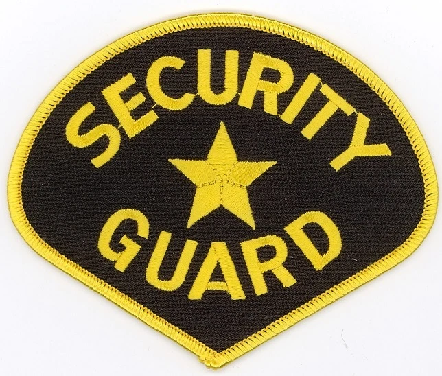50 Pcs SECURITY GUARD Embroidered Patches 3.45"x4.25" iron-on - Image 1 of 1