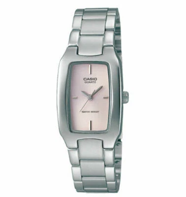 Casio LTP1165A-4C, Women's Analog Silver-Tone Bracelet Watch, Pink Dial - Image 1 of 2