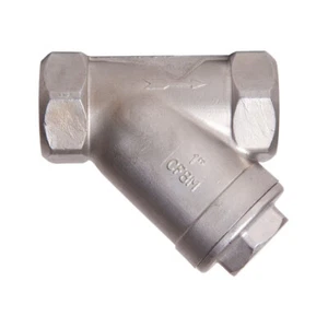 AISI 316 Stainless Steel Y Strainer Mesh Inline Water Filter 3/8" 1/2 3/4" 1" 2" - Picture 1 of 8