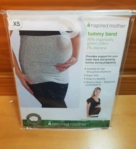 Inspired Mother White XS Pregnant Postpartum Maternity Back Support tummy band - Picture 1 of 2
