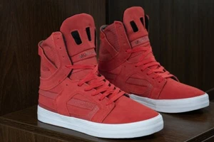 Supra Men's Supra SkytopⅡ2 wine red suede High Top Shoes - Picture 1 of 11
