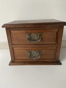 Antique Art Nouveau Drawers With Art Nouveau Handles (Desk Top) - Picture 1 of 17