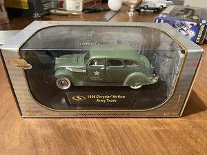 Signature Models 1936 Chrysler Airflow U.S. Army Diecast Replica - Picture 1 of 3