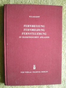 DDR Buch 1954 - Fernmessung Fernmeldung Fernsteuerung in elektrischen Anlagen - Picture 1 of 7