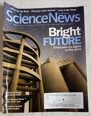Science News Vol 182 No 11 December 2012 Bright Future China Stars Magazine Foto 1 de 4