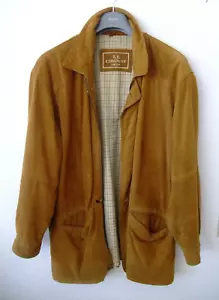 Herren Jacke Lederjacke Sakko Farbe Cognac Braun Designer Parka Mantel XL 54 - Bild 1 von 7