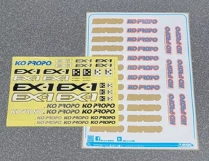 KO PROPO EX-1 Sticker Sheet Decal New Controller Radio Mars KIY EX-10 Eurus Car - Picture 1 of 1