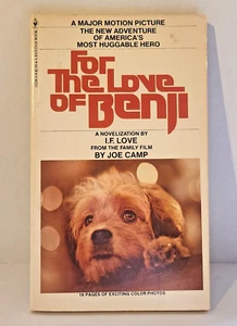 For The Love of Benji 1977 Vintage Paperback Bantam Book Movie Tie-in  - Picture 1 of 5