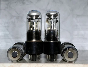 4x 6E5S = 6E5C 6E5G 6G5G Magic Eye SVETLANA Tube GETESTET 1950er Luminanz 50-100% - Bild 1 von 6