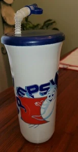 Rare Casper The Friendly Ghost Pepsi Promotional Travel Cup with Straw Pescor - Picture 1 of 10