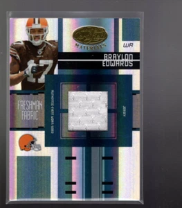 B2228- 2005 Leaf Certified Materials #205 Braylon Edwards JSY RC Jersey /499 - Picture 1 of 2
