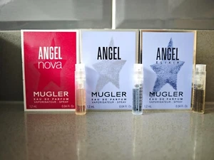 3 x Mugler Angel Ladies Nova & Elixir 1.2ml Vial Mini Sprays - Picture 1 of 1