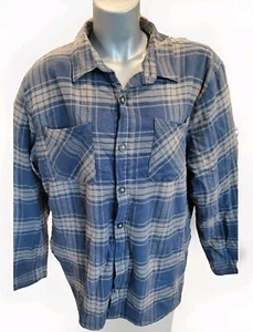 Vans Off The Wall Plaid Flannel Sherpa Fleece Shirt Jacket Men's XL   (#181) - Picture 1 of 10