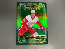 Elmer Soderblom 2022/23 Upper Deck Stature Green Rookie RC #47/66 Red Wings A7