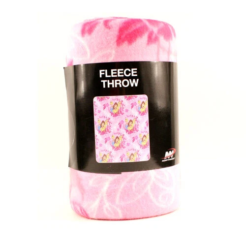 Manta polar repetidor floral rosa princesas Disney 50" x 60" Foto 1 de 1