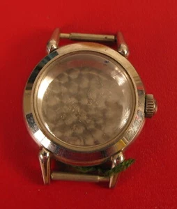 VINTAGE SCHMITZ BREVET SWISS SILVER TONE WATCH CASE PART NOS RARE - Picture 1 of 2