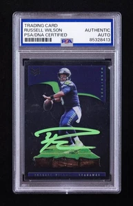 Russell Wilson Signed 2021 Panini Chronicles Magnitude #26 (PSA) - Picture 1 of 2