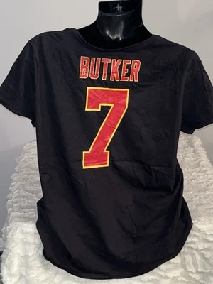 CAMISA JERSEY HARRISON BUTKER FANATICS NEGRA MANGA CORTA MUJER XL NUEVA SIN ETIQUETAS Foto 1 de 2