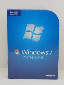 Windows 7 Professional Upgrade INCLUDES SERVICE PACK 1 DVD 32 & 64 Bit Discs - Picture 1 of 3