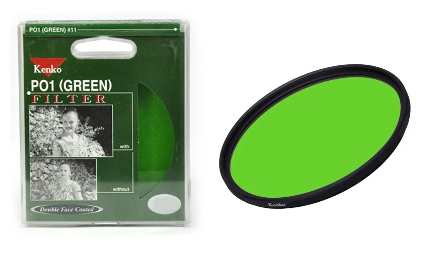 Kenko PO1 Double Face Coated 55mm Color Green FILTER - Image 1 of 1
