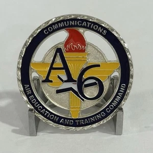 Challenge Coin: AETC A6 Director Numbered USAF Air Education & Training Command - Bild 1 von 2