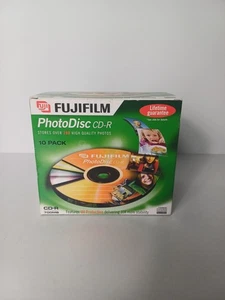 Fujifilm PhotoDisc 10 pack of Photo Storage CD-R Discs 700Mb Blank Media - Afbeelding 1 van 14