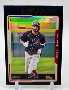 2025 Topps Archives Jordan Lawlar #205 Black Foilboard - Afbeelding 1 van 2
