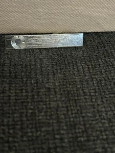 Vintage KREISLER USA STERLING Plaque No Monogram 2 1/8” Tie Clip Bar - Picture 1 of 3