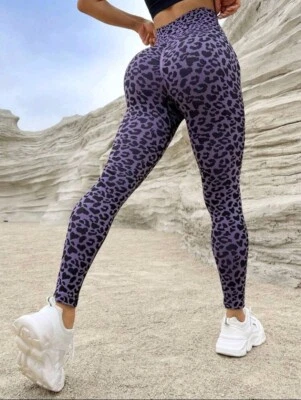 Leggings deportivos con estampado de cintura ancha. L - Imagem 1 de 2