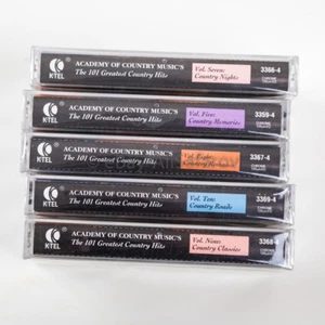5 Cassettes. The 101 Greatest Country Hits. Academy of Country Music. NEW SEALED - Picture 1 of 3