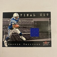 2001 Fleer Genuine Marvin Harrison Final Cut Jersey (311)