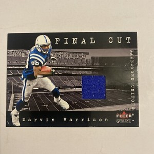 2001 Fleer Genuine Marvin Harrison Final Cut Jersey (311)
