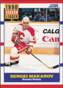 1990-91 Score #350 - Sergei Makarov - Picture 1 of 2