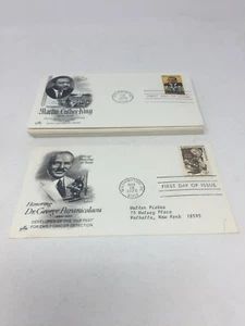 Lot of 21 First Day of Issue First Day Covers - Famous People Themed - 1970s - Picture 1 of 12